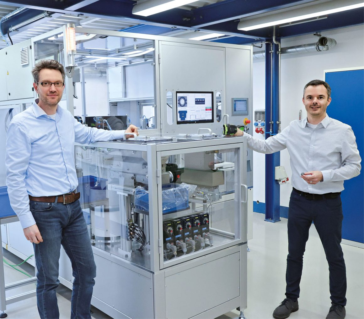 Christian Kleinke (links) und Daniel Uhl im Reichelsheimer „DIAland“.