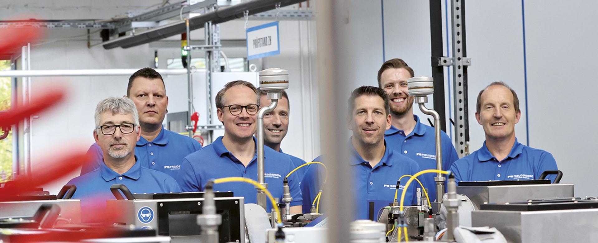 Gruppenfoto im Labor